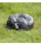Bronze Dog Sculpture: Lying Setter by Elizabeth Foster