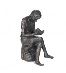 Wedgwood Museum Original Bronze Sculpture: Seated Boy II by Jonathan Sanders