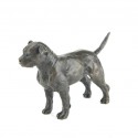 Bronze Dog Sculpture: Female Staffordshire Bull Terrier by Sue Maclaurin