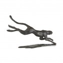 Bronze Cheetah Sculpture: Large Flying Cheetah Jonathan Sanders