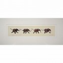 Limited Edition Elephant Print: Study for Running Baby Elephants by Jonathan Sanders