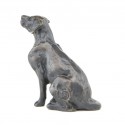 Bronze Dog Sculpture: Female Sitting Labrador Maquette by Sue Maclaurin
