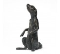 Bronze Meerkat Sculpture: Meerkat Monty by Jonathan Sanders