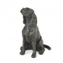 Bronze Dog Sculpture: Sitting Cocker Spaniel II by Sue Maclaurin