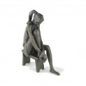 Wedgwood Museum Original Bronze Sculpture: Sitting Girl by Jonathan Sanders