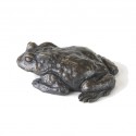 Bronze Toad Sculpture: Sitting Toad by Jonathan Sanders