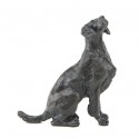 Bronze Dog Sculpture: Sitting Springer Spaniel by Sue Maclaurin