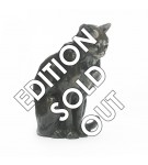 Bronze Cat Sculpture: Sitting Cat by Sue Maclaurin