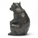 Bronze Bear Sculpture: Seated Bear by Sue Maclaurin