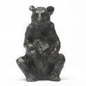 Bronze Bear Sculpture: Seated Bear by Sue Maclaurin