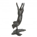 Bronze Otter Sculpture: Diving Otter by Sue Maclaurin