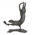 Bronze Otter Sculpture: Diving Otter by Sue Maclaurin