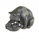 Bronze Panda Sculpture: Panda and Baby