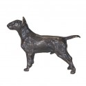 Bronze Dog Sculpture: Standing Bull Terrier by Sue Maclaurin 