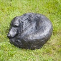 Bronze Dog Sculpture: Lying Setter by Elizabeth Foster