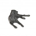 Bronze Dog Sculpture: Lying Labrador by Sue Maclaurin