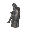 Wedgwood Museum Original Bronze Sculpture: Seated Boy II by Jonathan Sanders