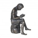 Wedgwood Museum Original Bronze Sculpture: Seated Boy II by Jonathan Sanders