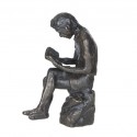 Wedgwood Museum Original Bronze Sculpture: Seated Boy II by Jonathan Sanders