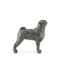 Bronze Dog Sculpture: Female Pug Maquette by Sue Maclaurin