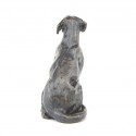Bronze Dog Sculpture: Female Sitting Labrador Maquette by Sue Maclaurin