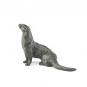 Bronze Otter Sculpture: Otter Maquette by Sue Maclaurin