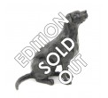 Bronze Dog Sculpture: Sitting Labrador by Sue Maclaurin