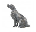 Bronze Dog Sculpture: Sitting Labrador Maquette by Sue Maclaurin