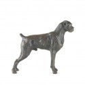 Bronze Dog Sculpture: Boxer Dog (Docked) by Sue Maclaurin