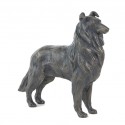 Bronze Dog Sculpture: Rough Collie by Sue Maclaurin