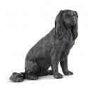 Bronze Dog Sculpture: Sitting Cavalier King Charles Spaniel by Sue Maclaurin