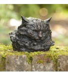 Bronze Cat Sculpture: Sleeping Cat (Life Size) by Elizabeth Foster **NEW!**