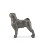 Bronze Dog Sculpture: Female Pug Maquette by Sue Maclaurin