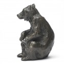 Bronze Bear Sculpture: Seated Bear by Sue Maclaurin