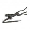 Bronze Cheetah Sculpture: Large Flying Cheetah Jonathan Sanders