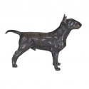 Bronze Dog Sculpture: Standing Bull Terrier by Sue Maclaurin 