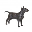 Bronze Dog Sculpture: Standing Bull Terrier by Sue Maclaurin 