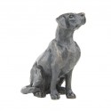 Bronze Dog Sculpture: Female Sitting Labrador Maquette by Sue Maclaurin