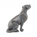Bronze Dog Sculpture: Female Sitting Labrador Maquette by Sue Maclaurin