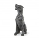 Bronze Dog Sculpture: Sitting Springer Spaniel by Sue Maclaurin