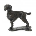 Bronze Dog Sculpture: Standing Springer Spaniel by Sue Maclaurin